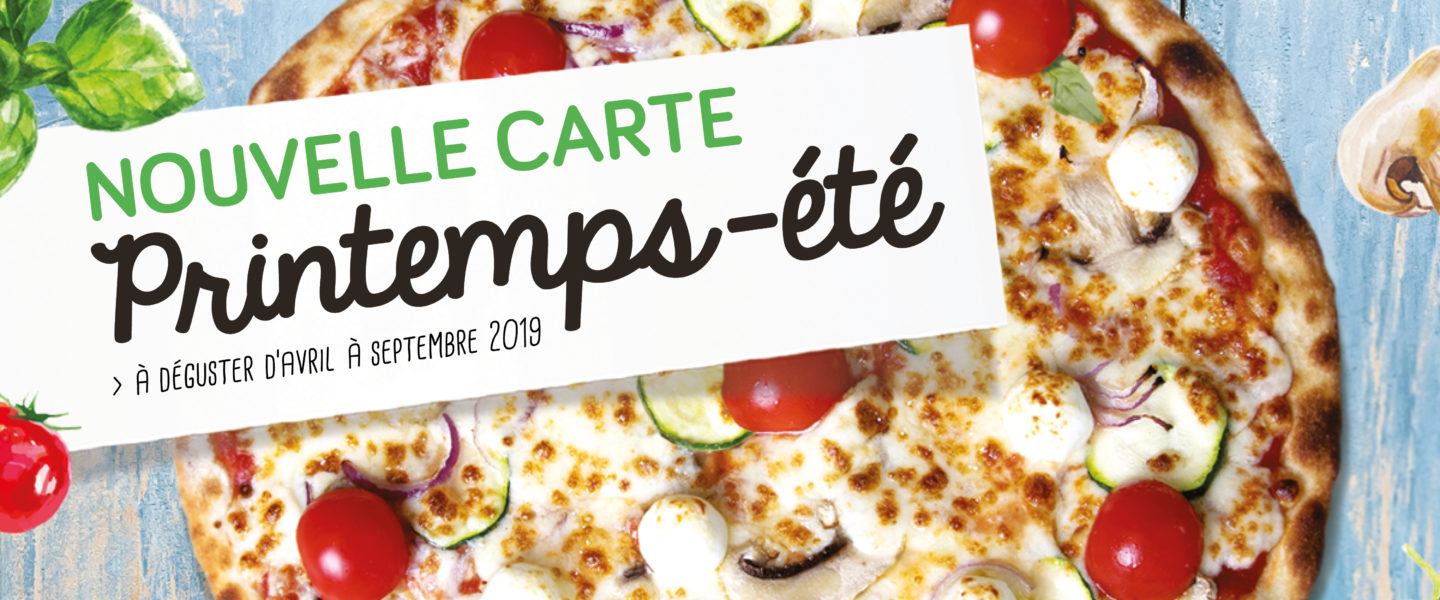 Nouvelle carte printemps été 2019