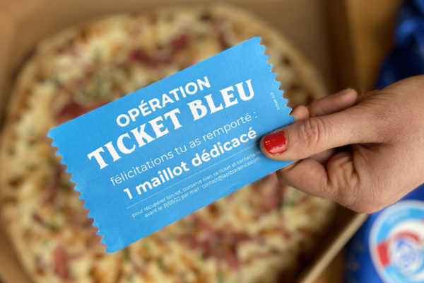 Allez les bleus, les tickets bleu ! 💪
