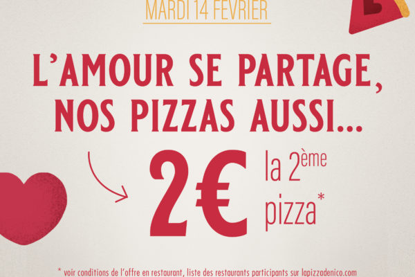 Fête la Saint-Valentin chez La Pizza de Nico