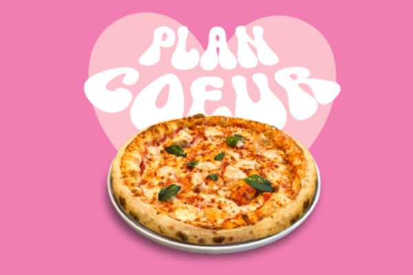 Du 12 au 18 février : Découvre notre Pizza Plan Coeur 💗